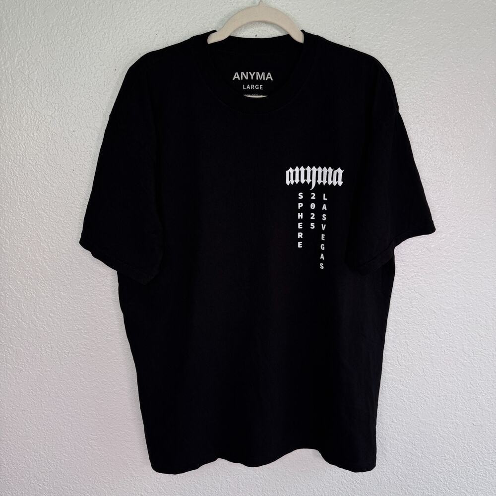 ANYMA Sphere Las Vegas Tour Shirt Mens Large EDM Rave DJ Merch Controller Tee